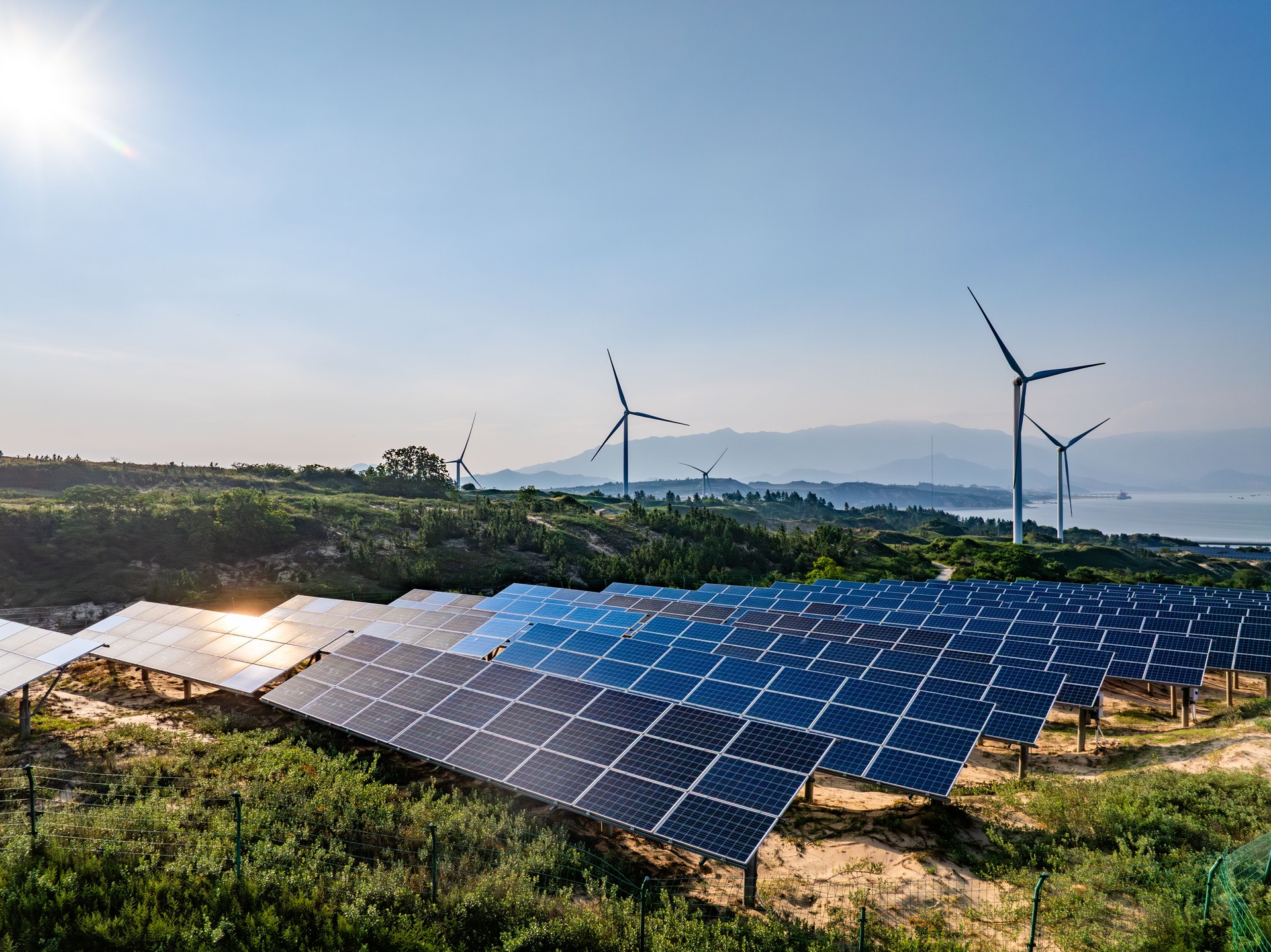 Solar Photovoltaic Windmill Wind Energy