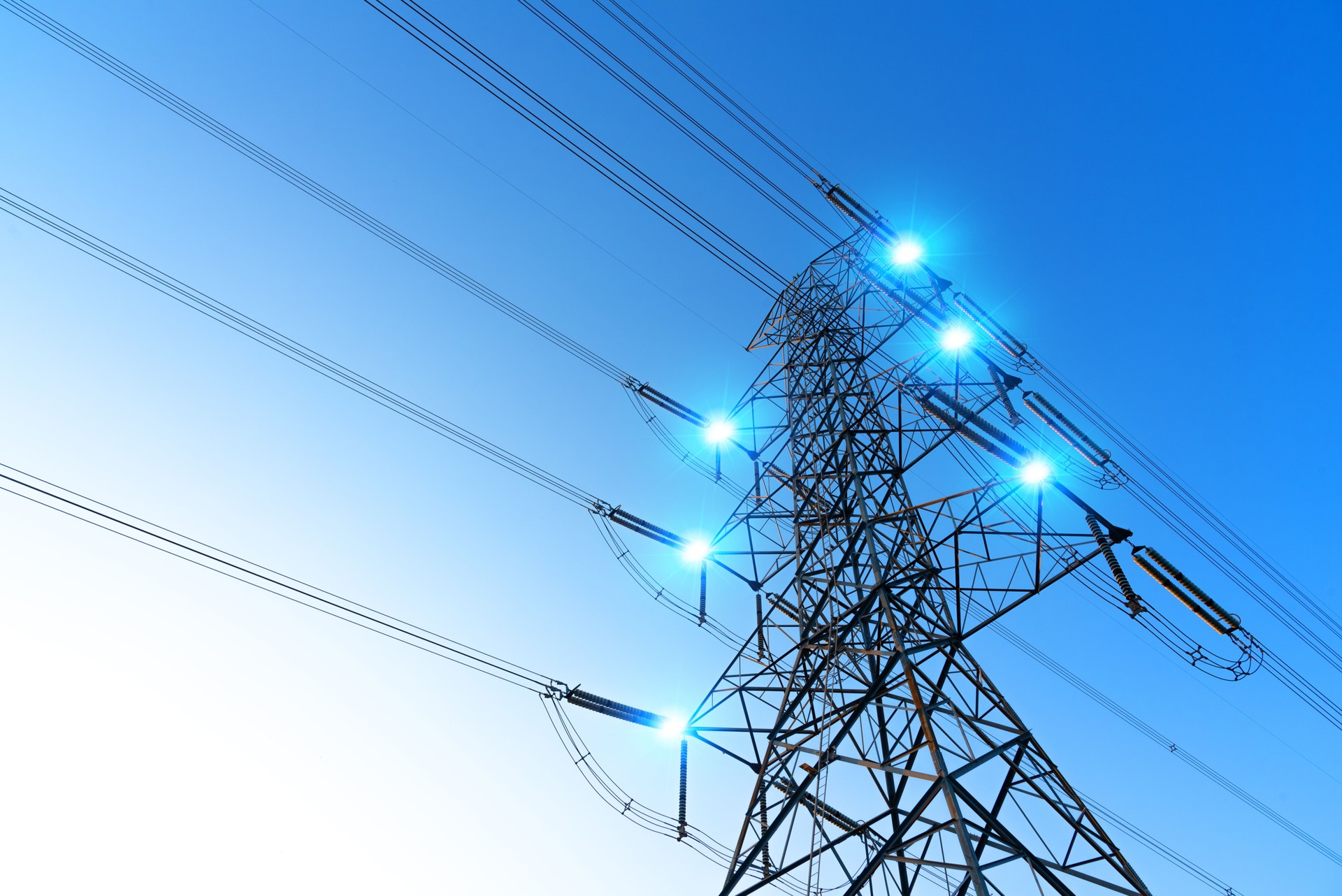 High-Voltage Transmission Tower